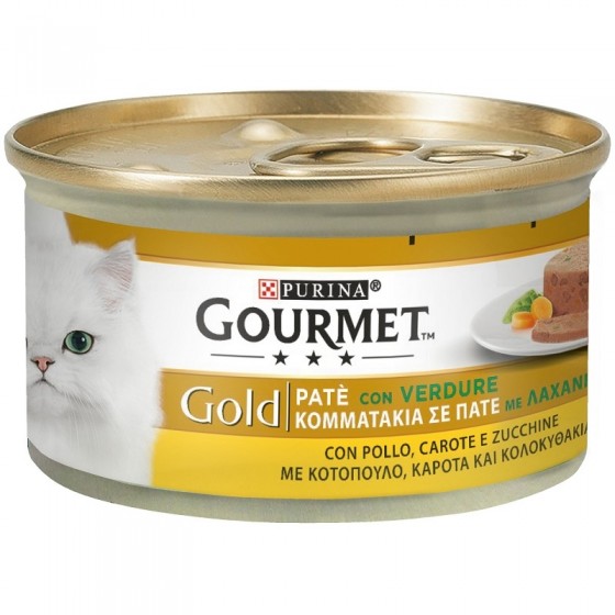 Gourmet Gold Πατέ Κοτόπουλο, Καρότα & Κολοκυθάκι 85gr