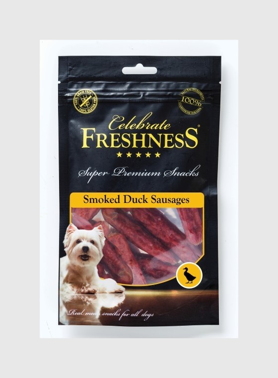 Celebrate GF Smoked Duck Sausages 100gr