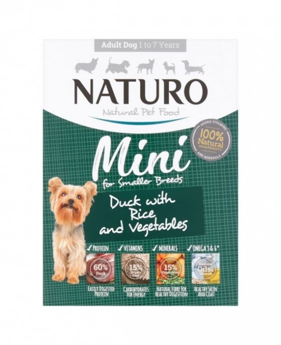 Naturo Dog Mini Tray GF Duck & Rice