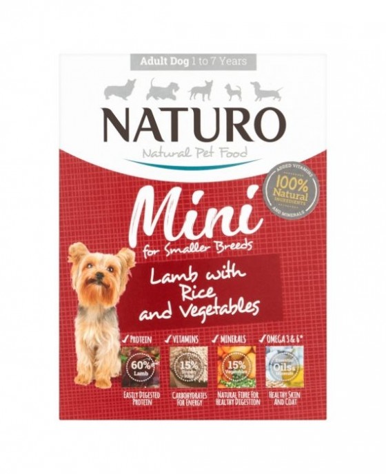 Naturo Dog Mini Tray Lamb & Rice