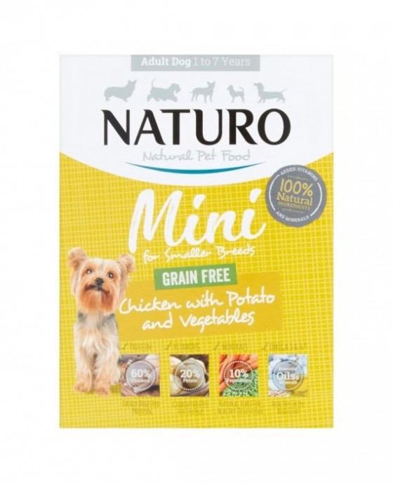 Naturo Dog Mini Tray GF Chicken & Patato