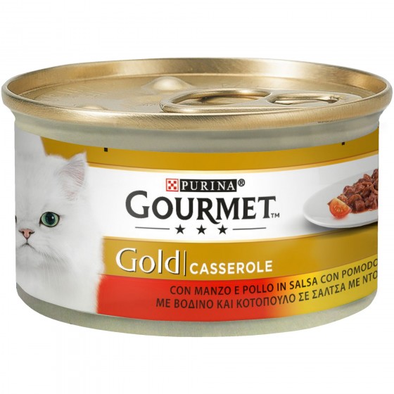 Gourmet Gold Casserol Βοδίνο & Κοτόπουλο Σάλτσα 85gr