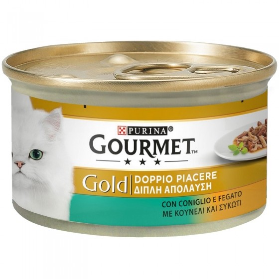 Gourmet Gold Duo Κουνέλι & Συκώτι 85gr