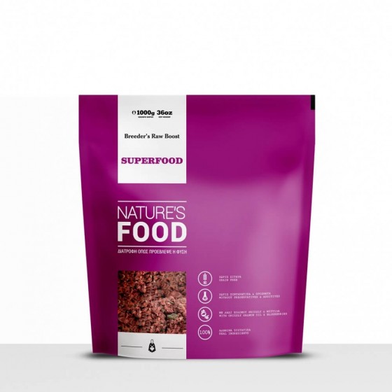Nature's Food Breeder Raw Boost SuperFood 1kg
