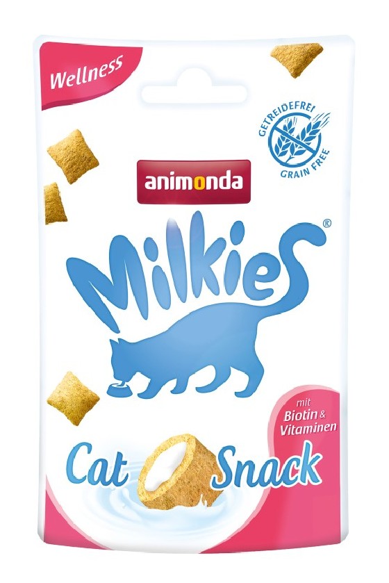 Animonda Milkies Cat Snack Crunchy Wellness Vitamins