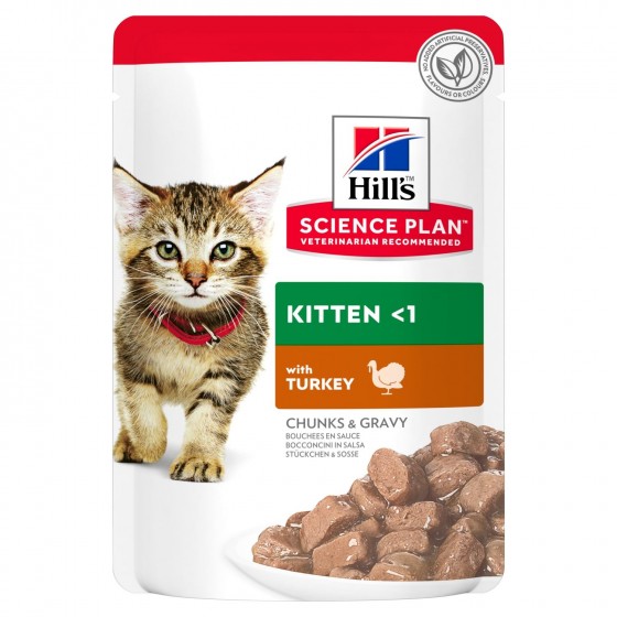 Hill's SP Feline Pouch Kitten Turkey 85gr