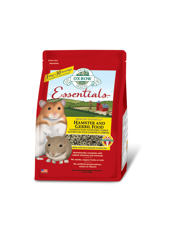 Oxbow Essentials Hamster & Gerbil Food 454gr