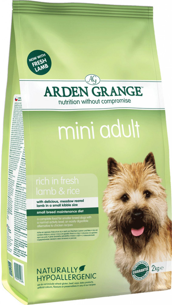 Arden Grange Adult Mini Αρνί & Ρύζι