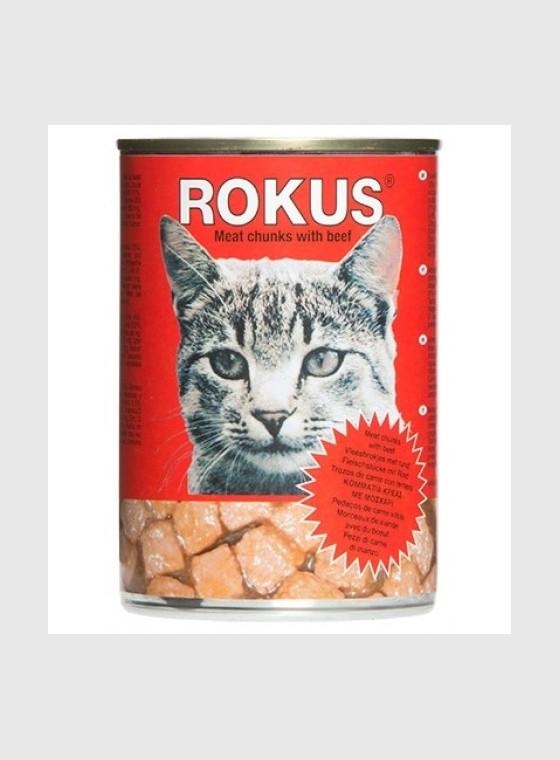 Rokus Cat Κονσέρβα Μοσχάρι 410gr