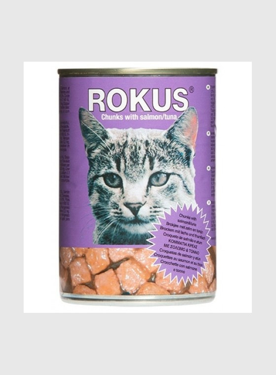 Rokus Cat Κονσέρβα Σολομό 410gr