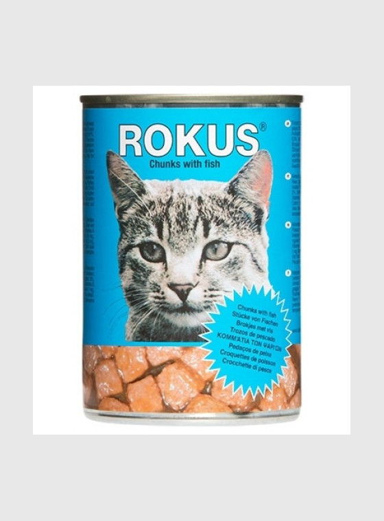 Rokus Cat Κονσέρβα Ψάρι 410gr