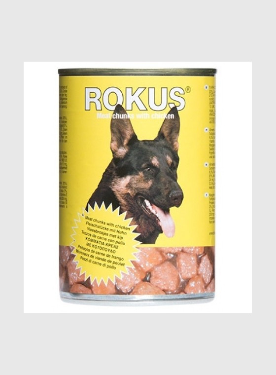 Rokus Dog Κονσέρβα Κοτόπουλο 410gr