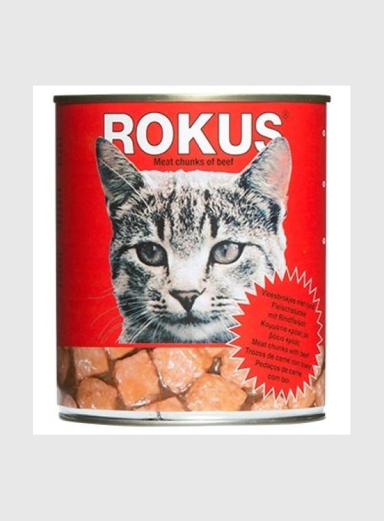 Rokus Cat Κονσέρβα Μοσχάρι 810gr