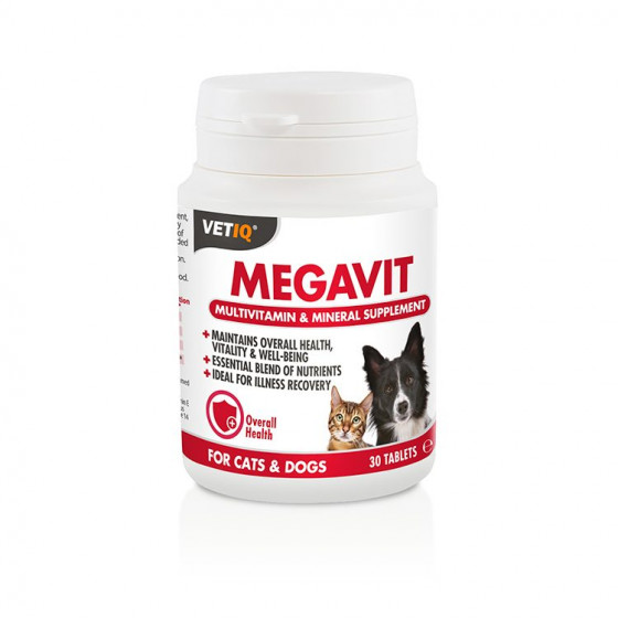 VetIQ Megavit MultiVitamin & Mineral 30tabs