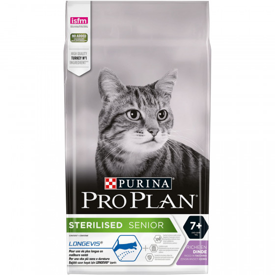 Pro Plan Cat Sterilised Γαλοπούλα +7