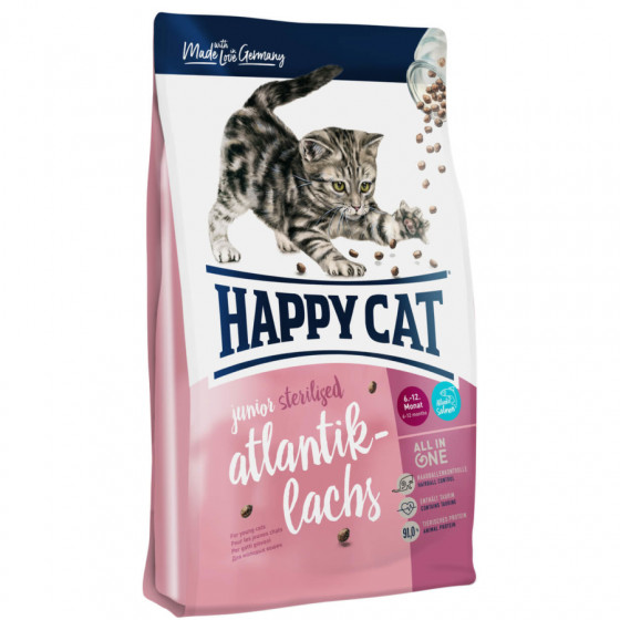 Happy Cat Supreme Junior Steril. Atlantik-Lachs 4kg