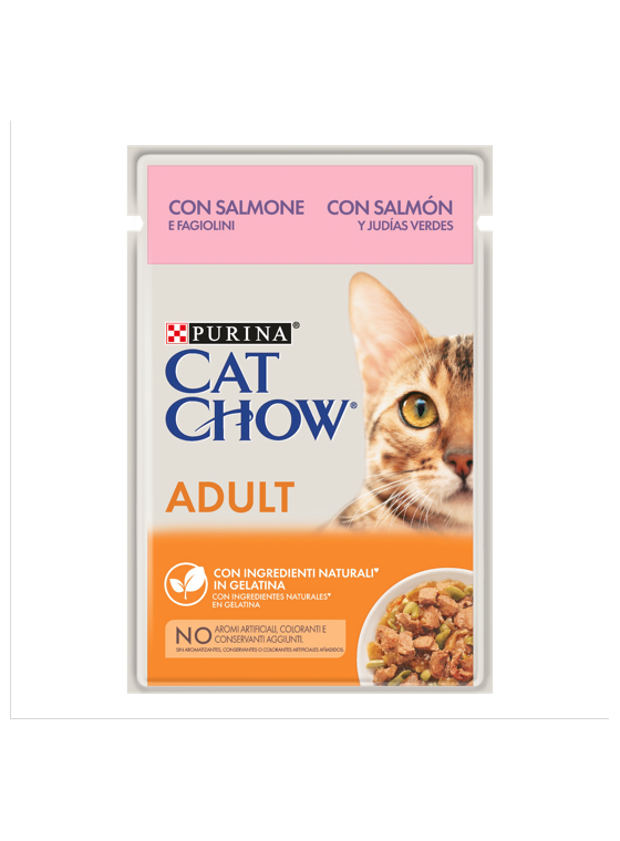 Cat Chow Φακελάκι Adult Jelly Salmon 85gr