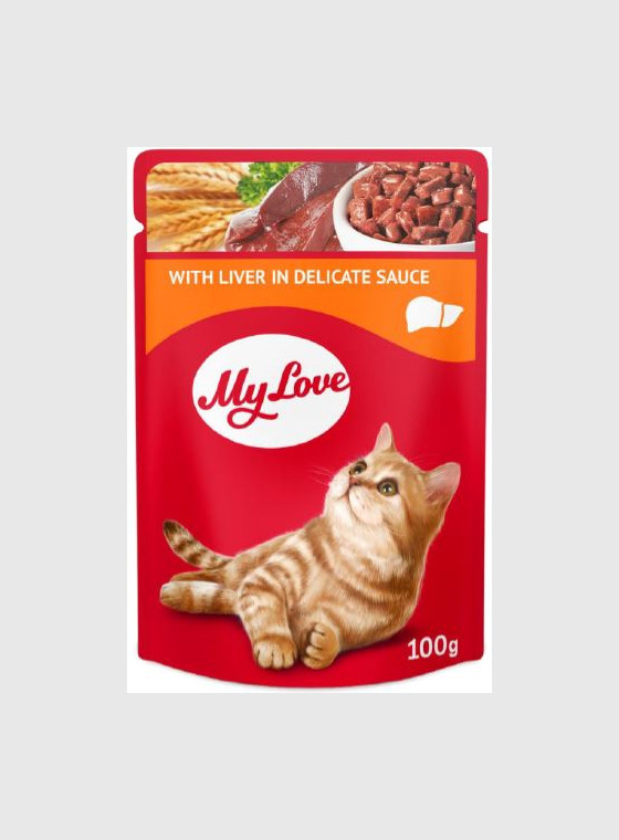My Love Pouch Liver in Sauce 100gr