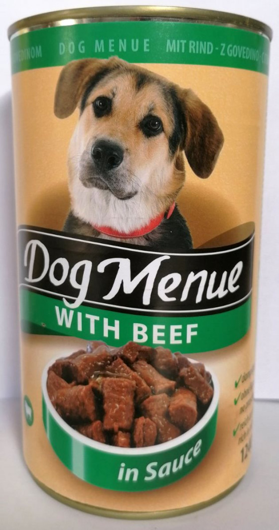 Dog Menu Κονσέρβα Σκύλου με Μοσχάρι 1.240gr