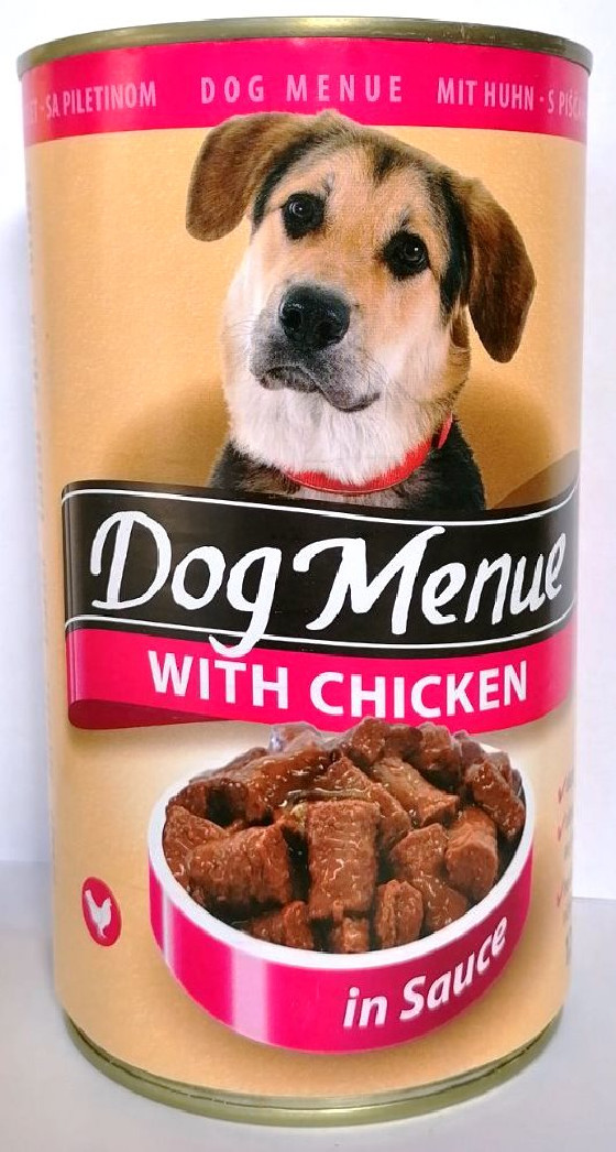 Dog Menu Κονσέρβα Σκύλου με Κοτόπουλο 1240gr