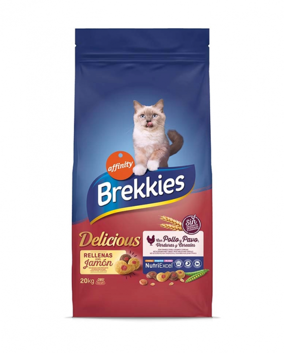 Brekkies Cat Delicius Meat 20kg