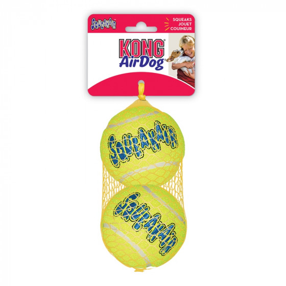 Kong Air Squeaker Tennis Ball (Large) / 2pcs