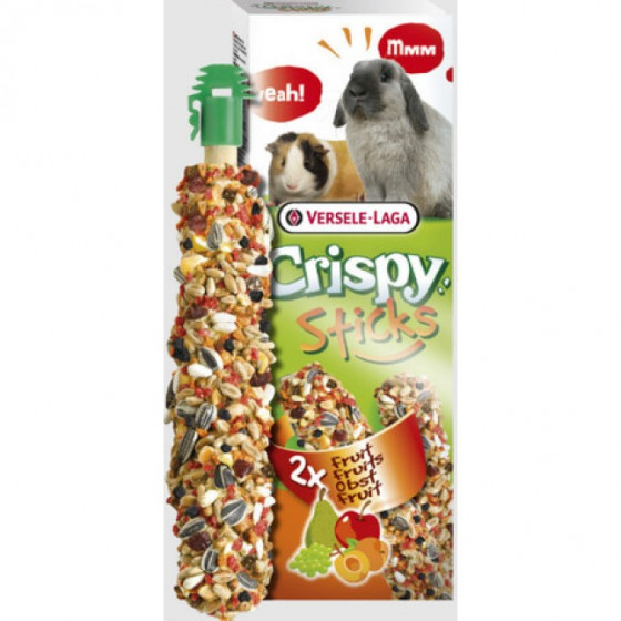Versele-Laga Crispy Sticks Rabbits/Guinea Pigs With Fruit 2x55gr