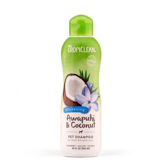 Tropiclean Shampoo Whitening With Awapuhi & Coconut 592ml