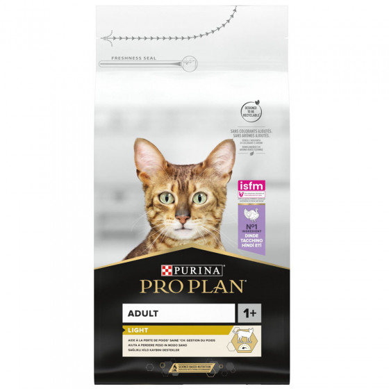 Pro Plan Cat Adult OptiLight Light Γαλοπούλα 1.5kg