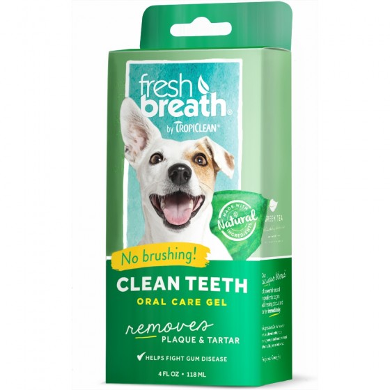 Tropiclean Clean Teeth Oral Care Gel 118ml