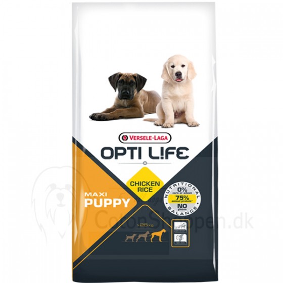 Opti Life Puppy Dog Maxi Chicken 12.5kg