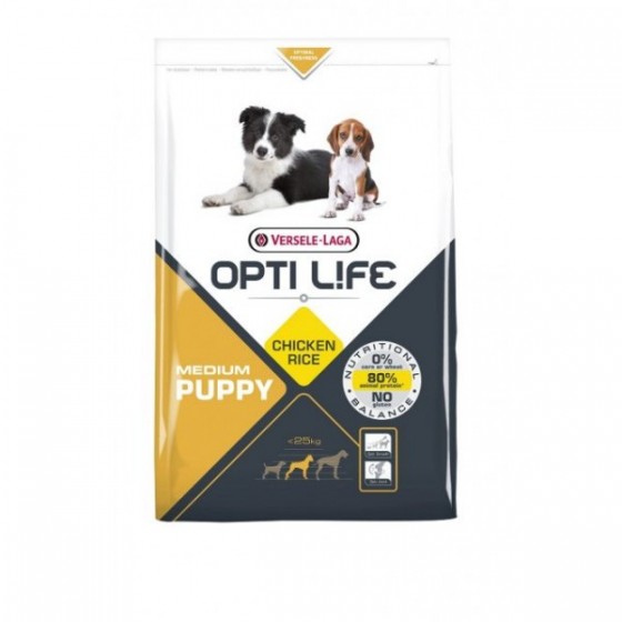 Opti Life Puppy Dog Medium Chicken