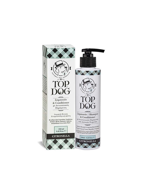 Top Dog Shampoo 2in1 Citronella 250ml