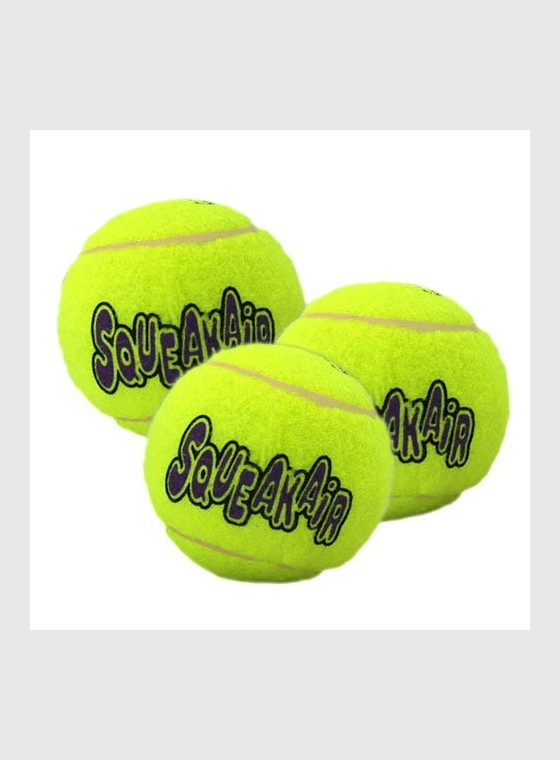 Kong Air Squeaker Tennis Ball 3pcs