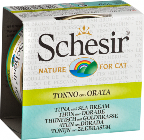 Schesir Cat Broth Τόνος & Τσιπούρα