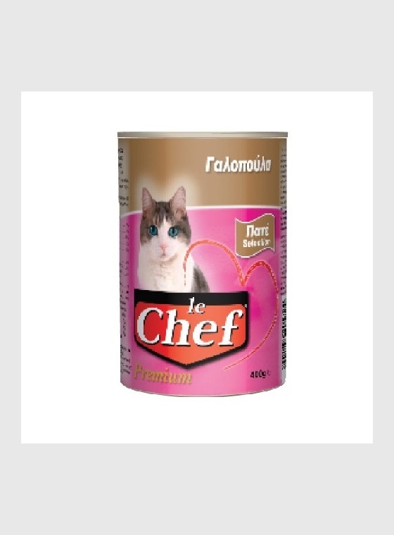 Le Chef Κονσέρβα Γάτας Πατέ Γαλοπούλα 400gr
