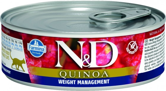 N&D Quinoa Cat Wet Skin & Coat Digestion 80gr
