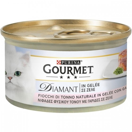 Gourmet Diamant Ζελέ Τόνο & Γαρίδα 85gr